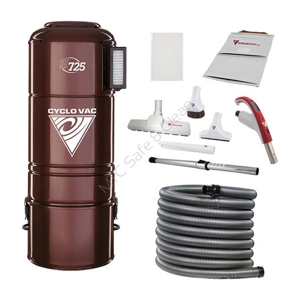 Odkurzacz centralny Cyclovac  H 725 + Zestaw Retraflex z wężem ssącym