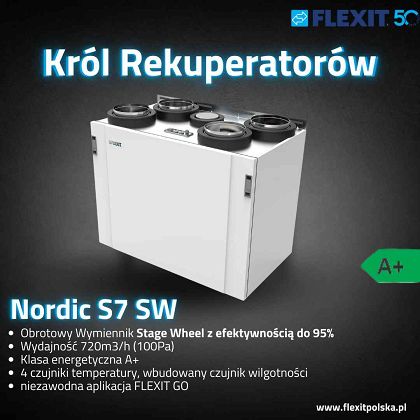 Nowy model rekuperatora Nordic S7 SW