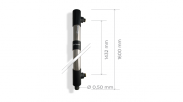 ZYPHO Pipe65 rekuperator do wody PIONOWY 1600mm - 4