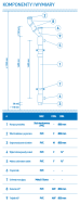 ZYPHO Pipe65 rekuperator do wody PIONOWY 1600mm - 3