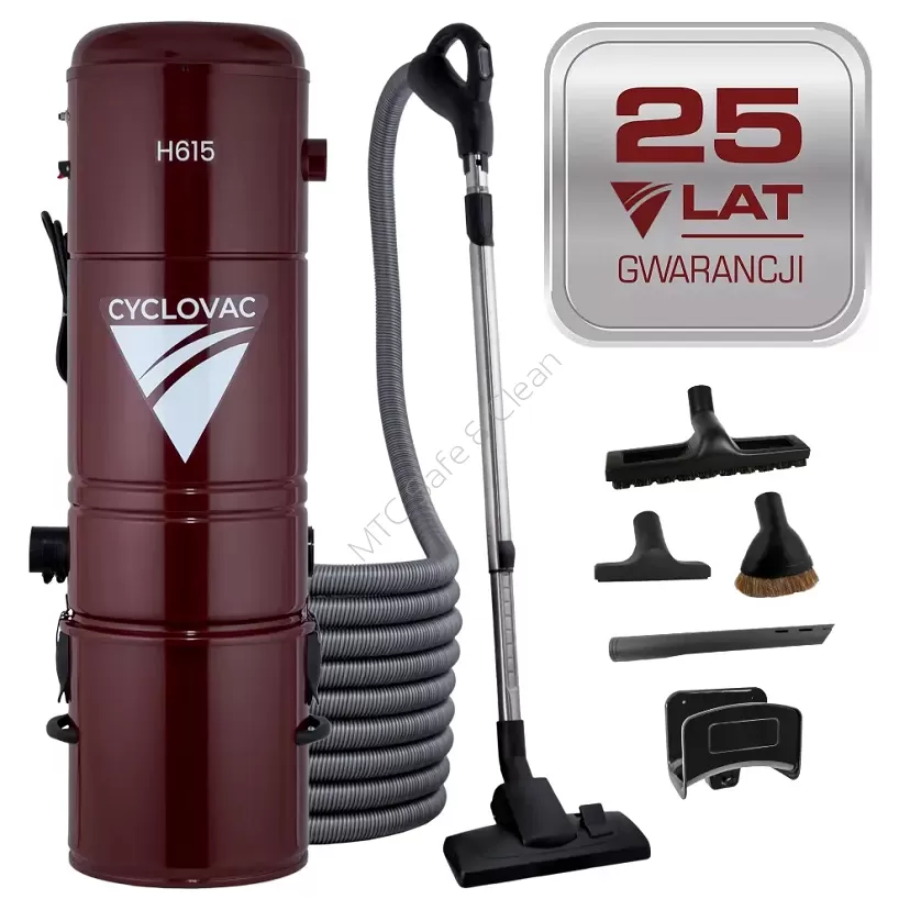 Odkurzacz centralny Cyclovac H615 + Zestaw MAGNUM