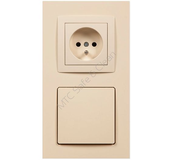 Gniazdo Leovac DecoVac kremowe