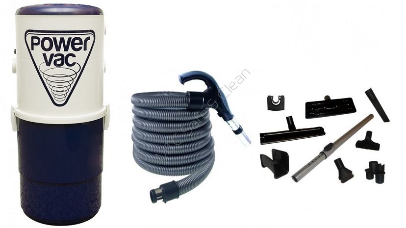 Odkurzacz centralny POWER VAC 1.6 z zestawem sprzątającym MAX