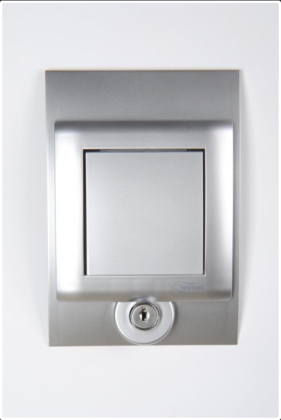 Gniazdo SYLO Lock srebrne