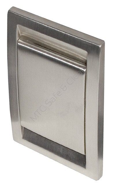 Gniazdo Deco Srebrne Inox mat metalowe