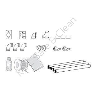 Zestaw montażowy PCV na 1 gniazdo migdałowe
