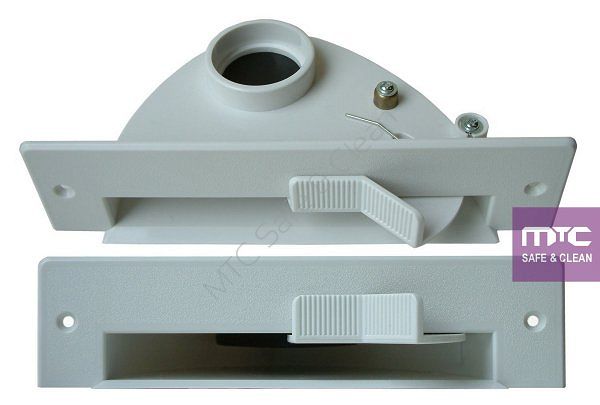 Szufelka automatyczna biała - odkurzacz centralny