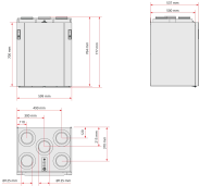 Flexit Nordic S2 REL rekuperator (Lewa strona zewnętrzna) - 3