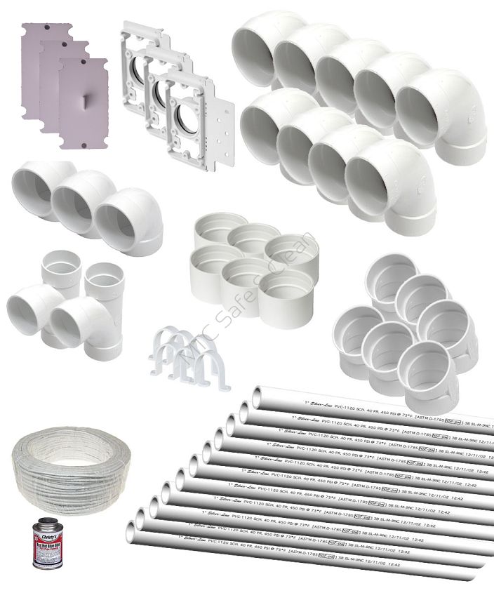 Zestaw montażowy PCV na 3 punkty